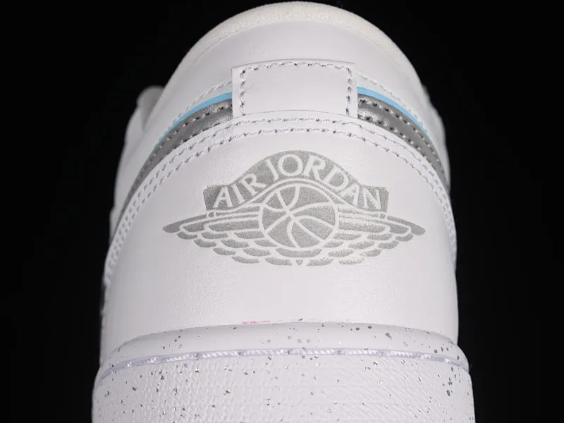 All categories Air Jordan Jordan series basketball shoes Air Jordan 1 Low G version pure original Air Jordan 1 Low "Dare To Fly" AJ1 Joe 1 silver cultural low-top casual sneakers FB1874-101